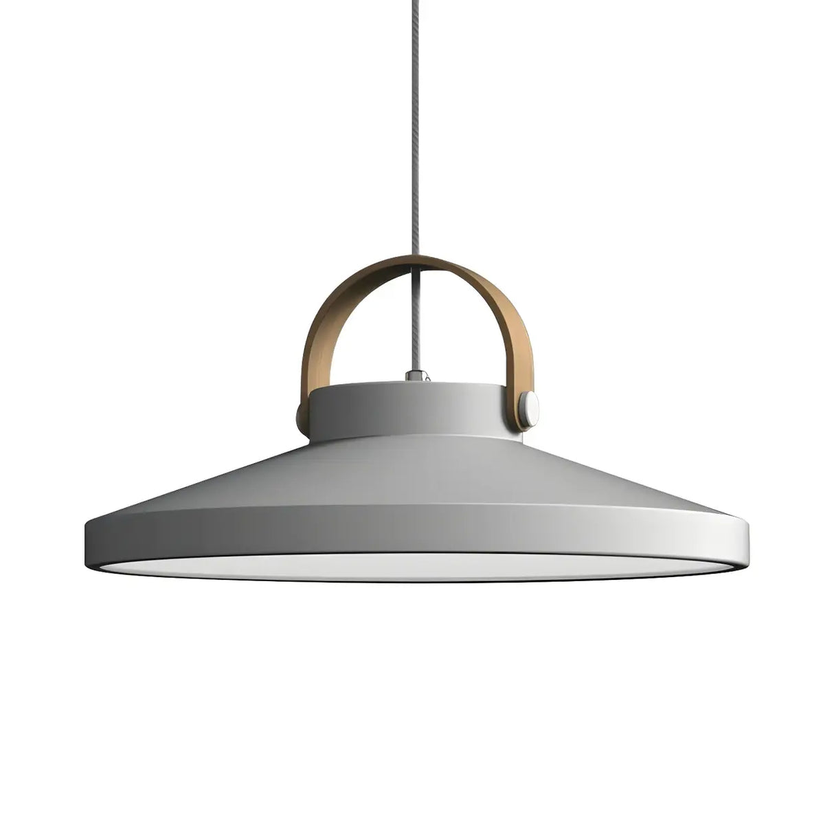 Simple Metal Conical LED Pendant Light in Multi-Color Image - 11