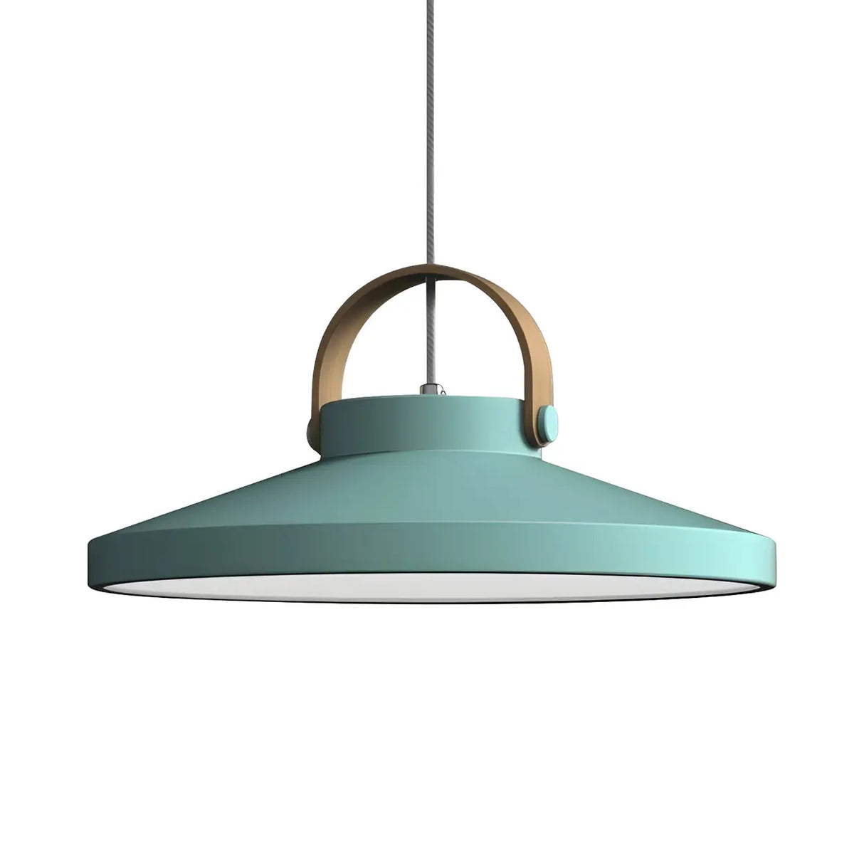 Simple Metal Conical LED Pendant Light in Multi-Color Image - 14