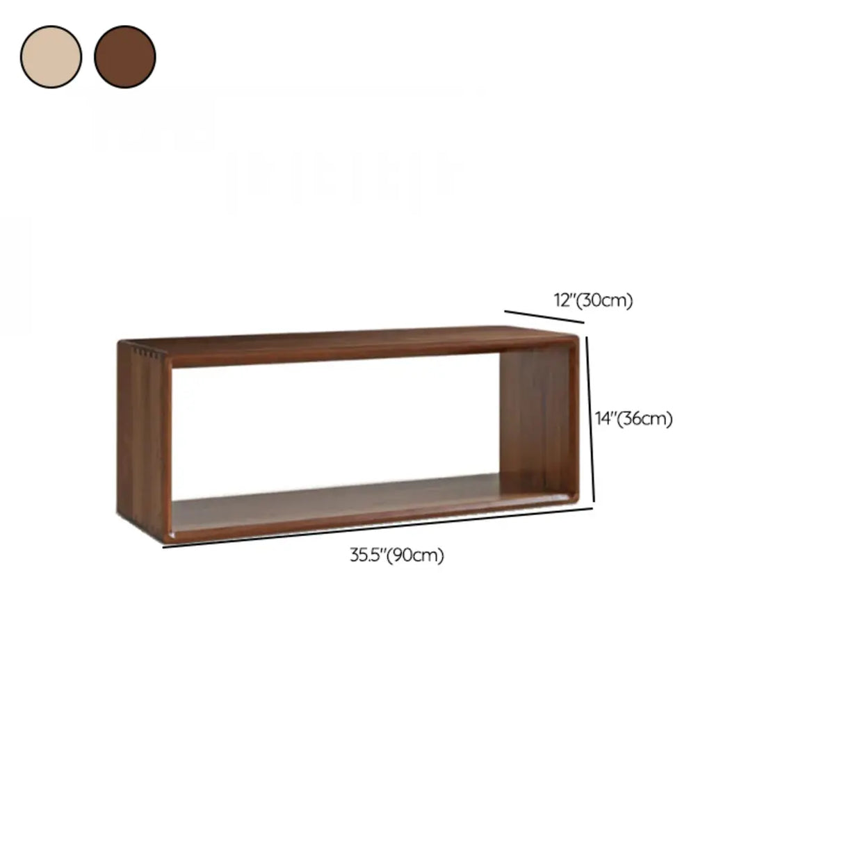 Simple Modular Wooden Cube Open Back Storage Bookcase Image - 11