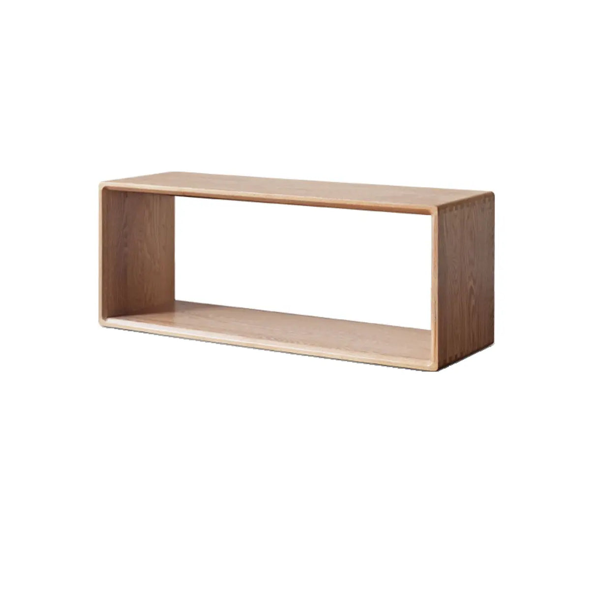 Simple Modular Wooden Cube Open Back Storage Bookcase Image - 3