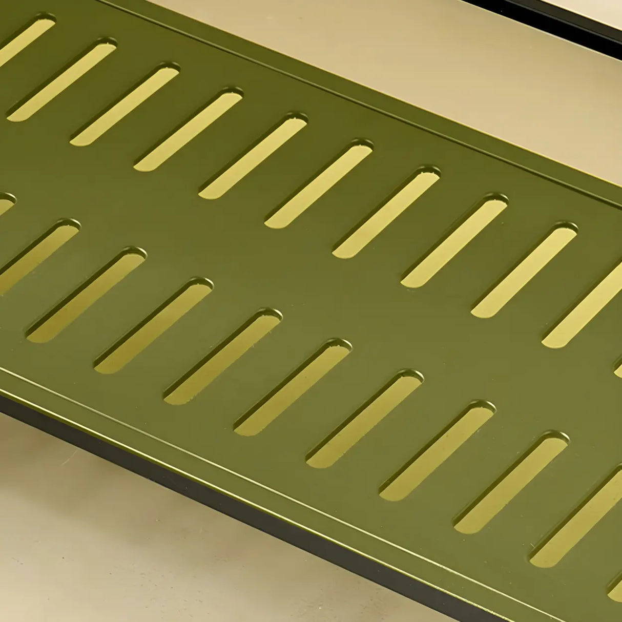 Simple Rectangular Metal Black Plant Stand with Wheels Image - 14