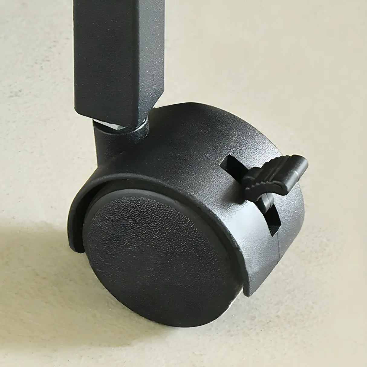 Simple Rectangular Metal Black Plant Stand with Wheels Image - 16