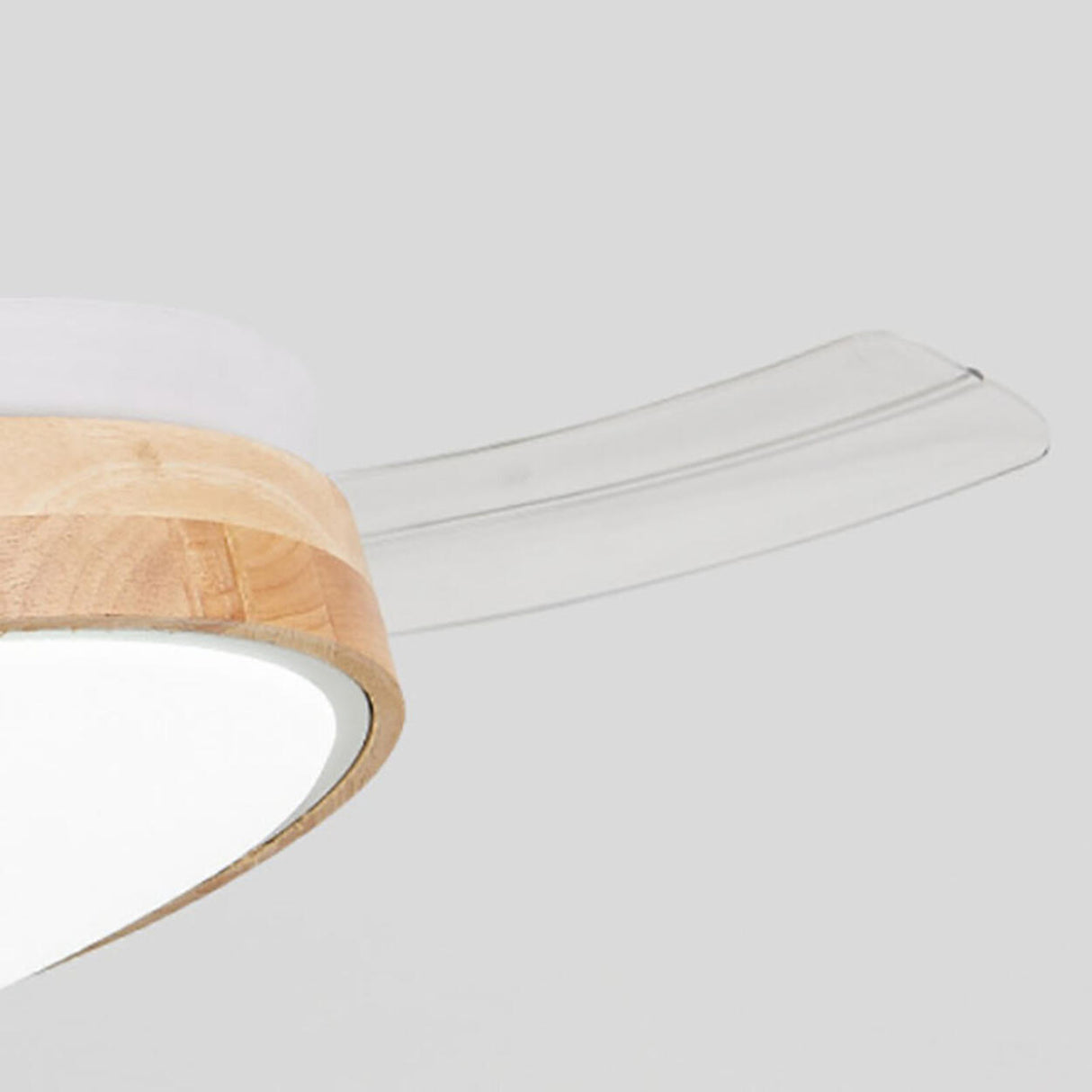 Simple Round 4 Blade Dimming Modern Ceiling Fan Light Image - 16