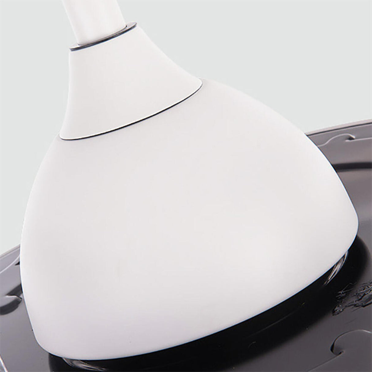 Simple Round Clear 3 Blade Standard Ceiling Fan Light Image - 14