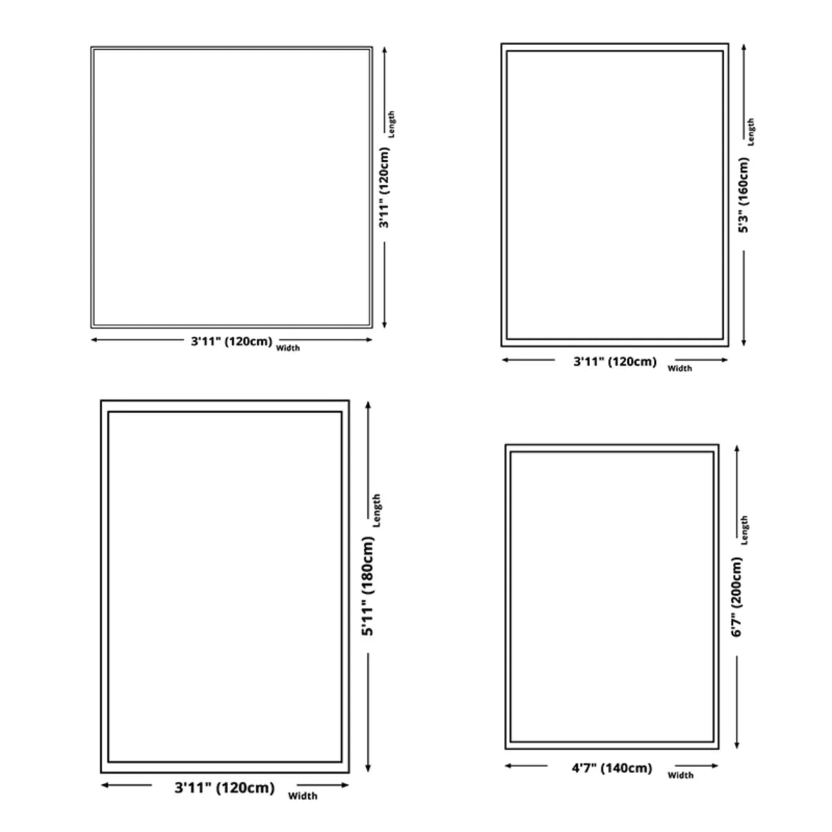 Simple Round Cotton Blend White Oval Pattern Area Rug Image - 13