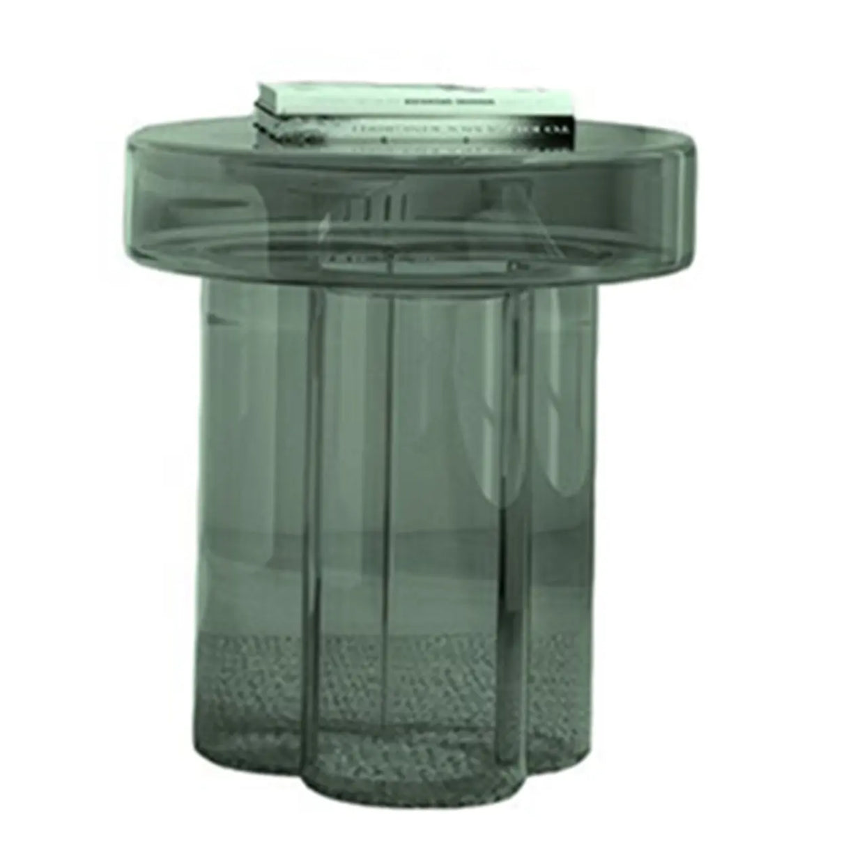 Simple Scratch Resistant Glass Round Coffee Table Image - 4