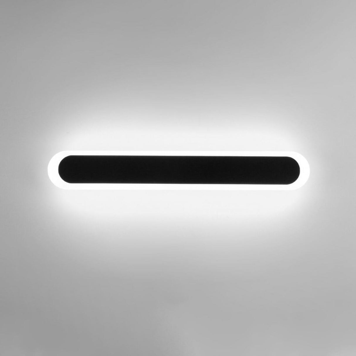 Simple Slim Vertical Gold LED Vanity Wall Light Image - 19