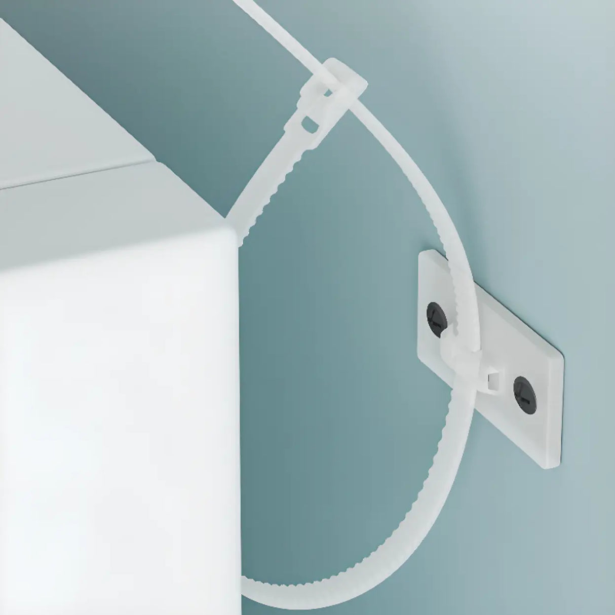 Simple Vertical Wooden Tiered Narrow Bookshelf White Image - 6