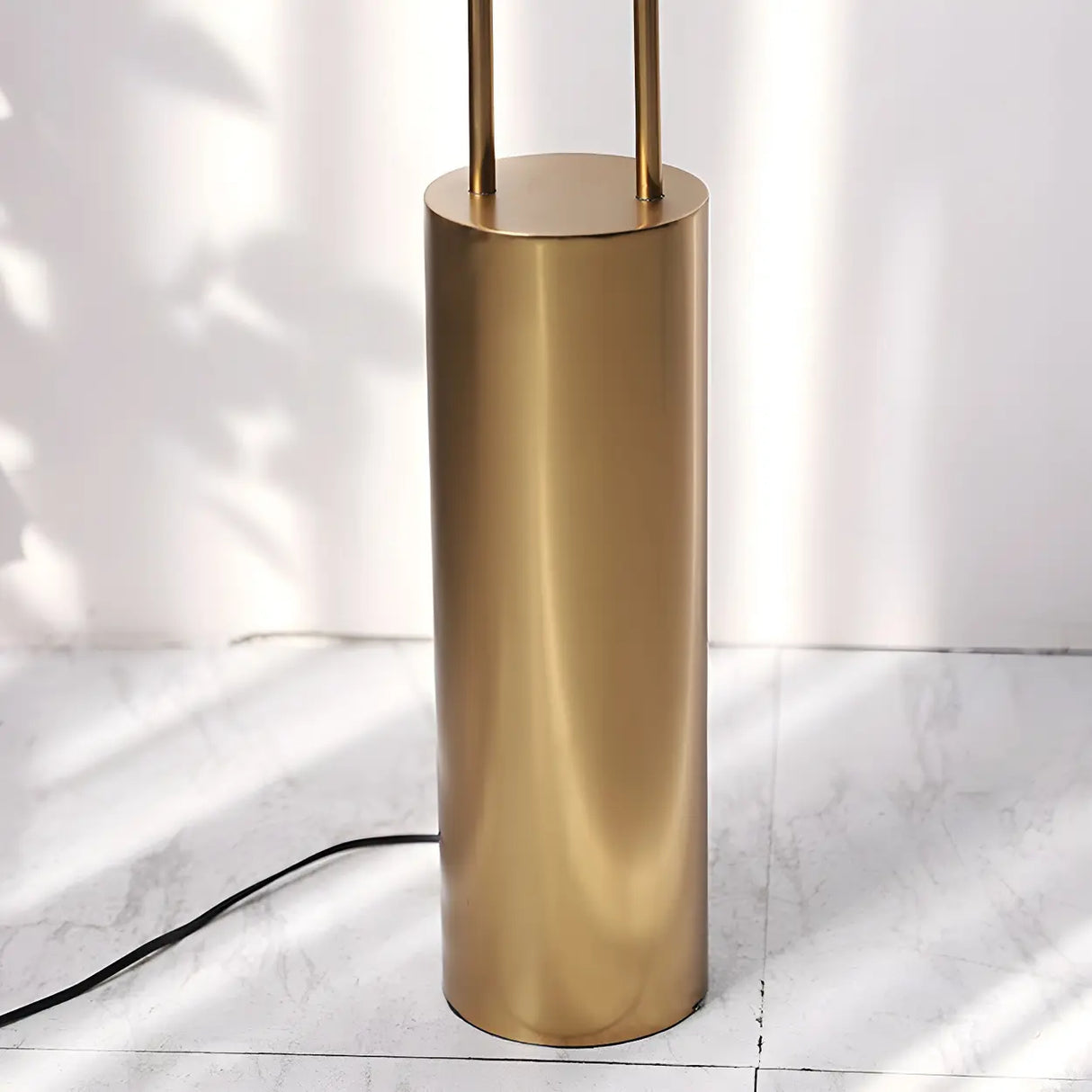 Simple White Cone Metal LED Modern Floor Lamp Image - 8