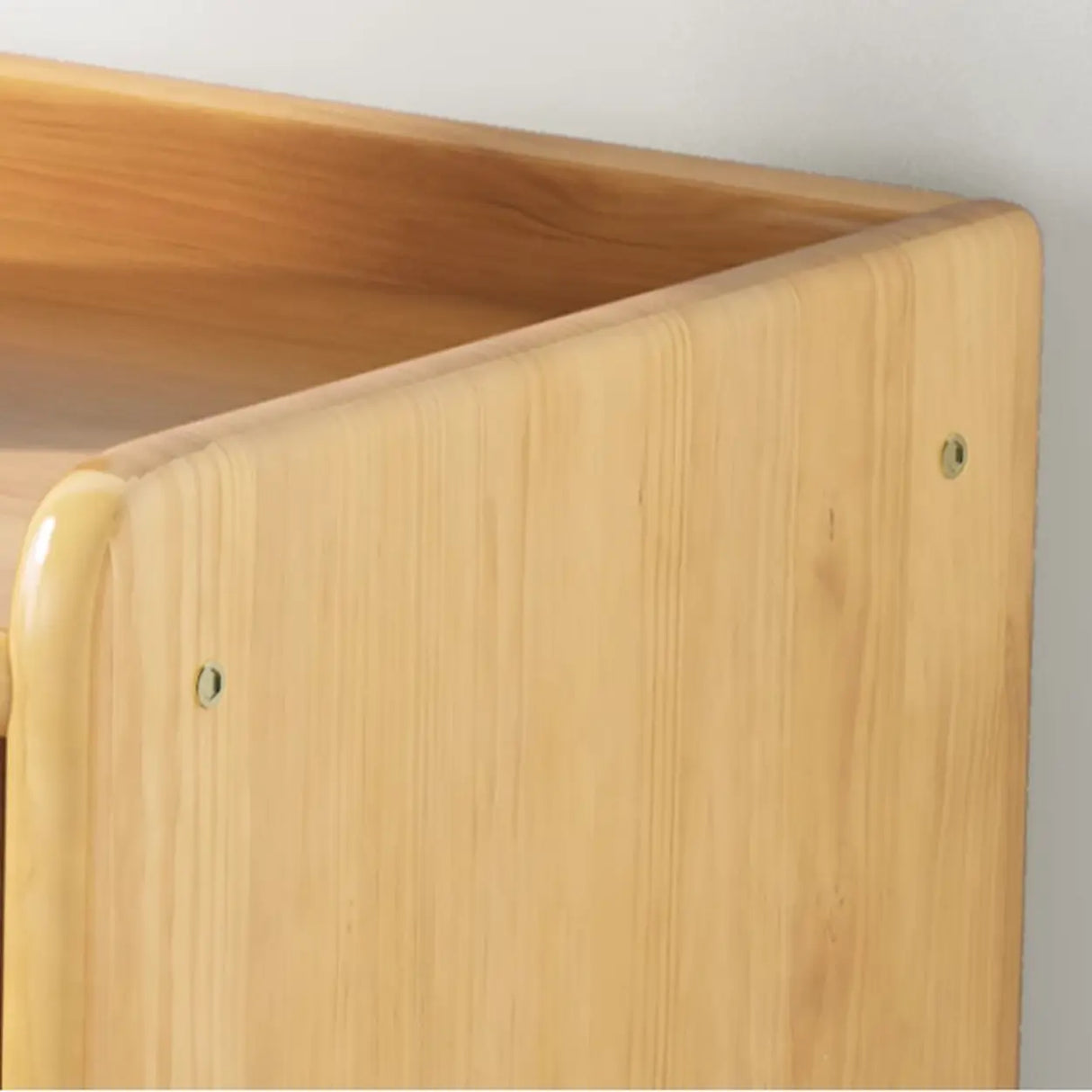 Simple Wood Color Horizontal Closed Medium Bookcase Image - 12