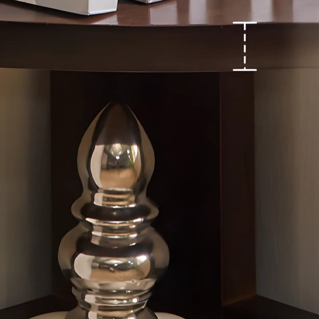 Simple Wooden Triangle Shelf Tower Open Corner Bookcase Image - 13