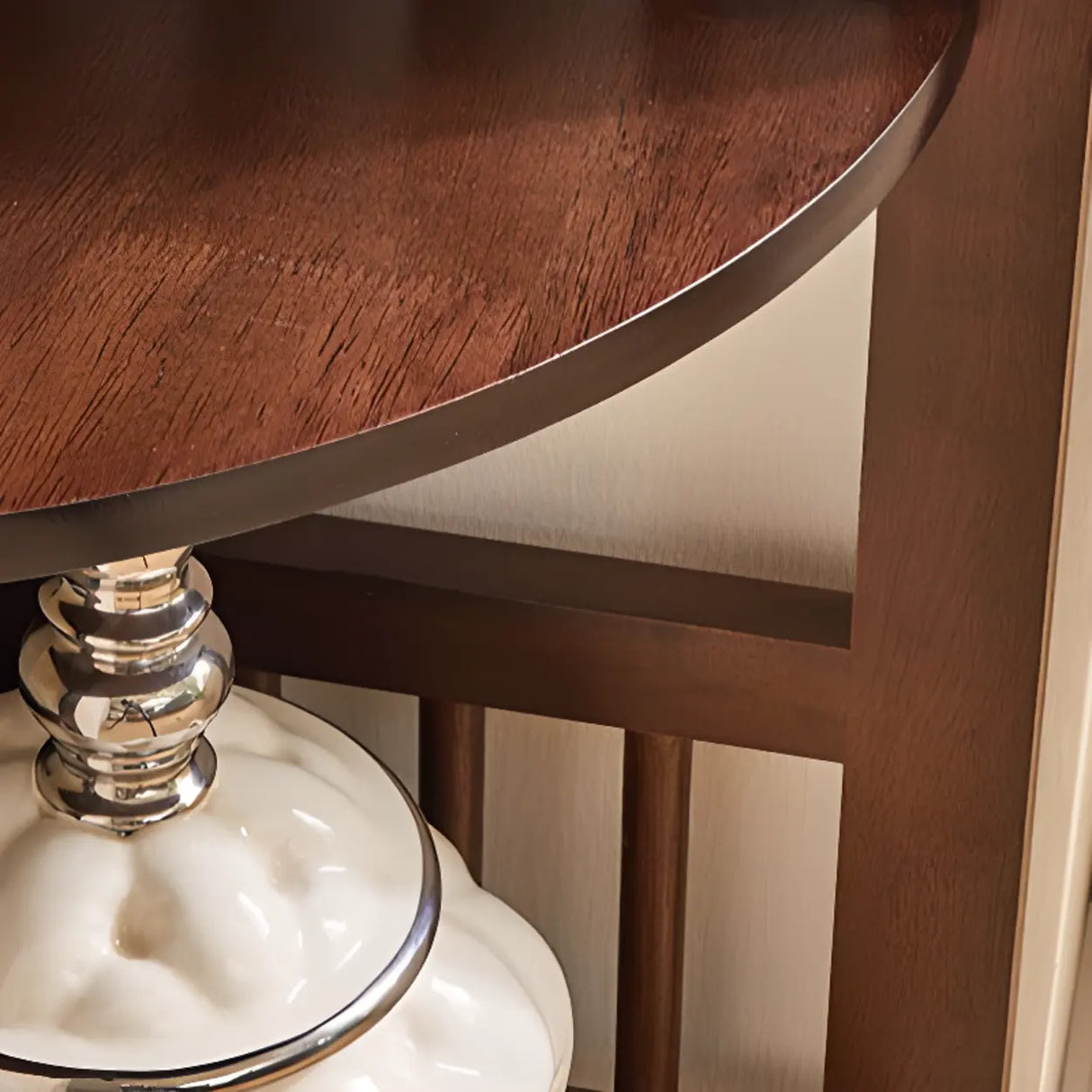 Simple Wooden Triangle Shelf Tower Open Corner Bookcase Image - 14