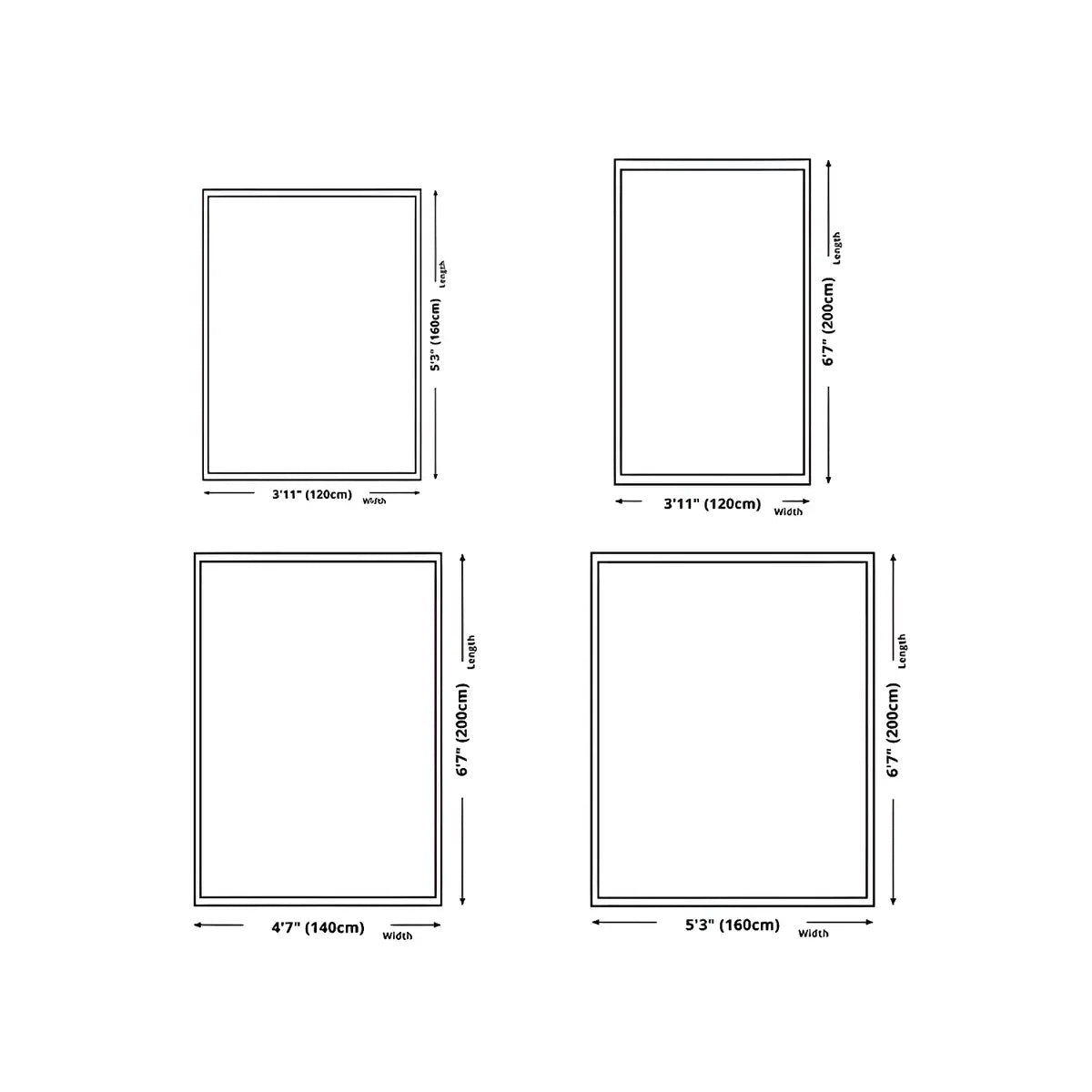 Simplicity Beige Polyester Rectangular Area Rug