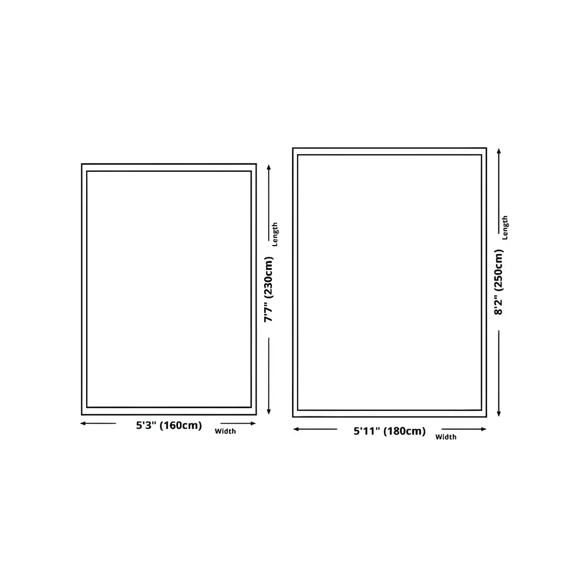 Simplicity Beige Polyester Rectangular Area Rug Image - 15