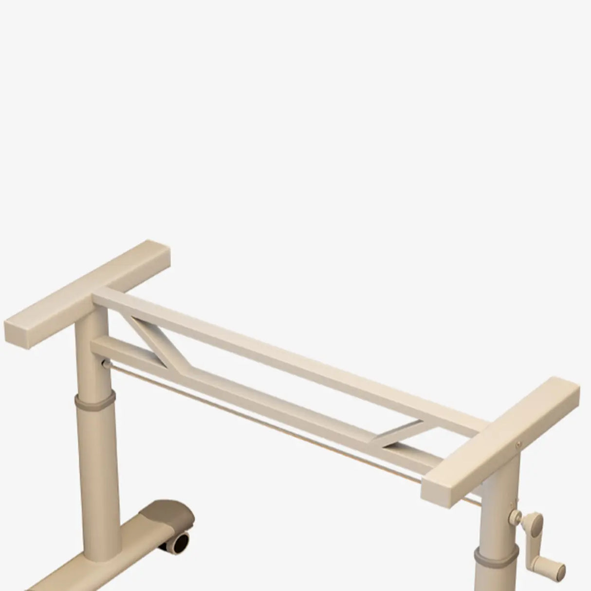 Single Wood Adjustable Computer Desk with Casters Image - 12