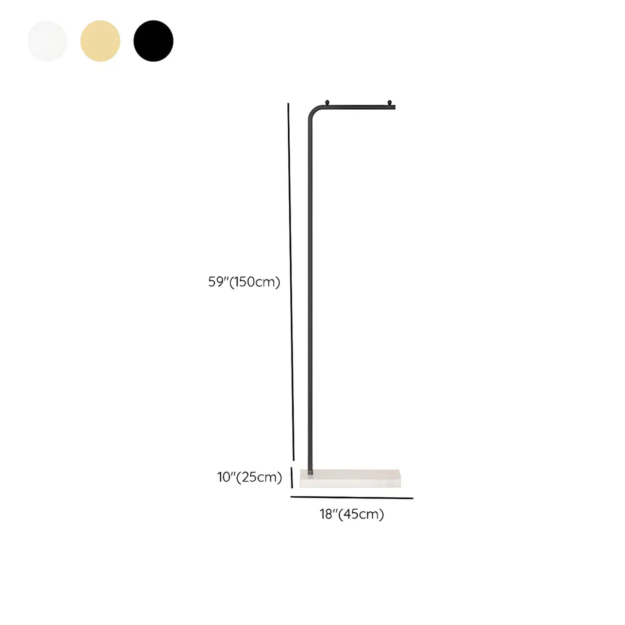 Sleek Gold Metal Coat Rack with Storage Basket and Casters Image - 25