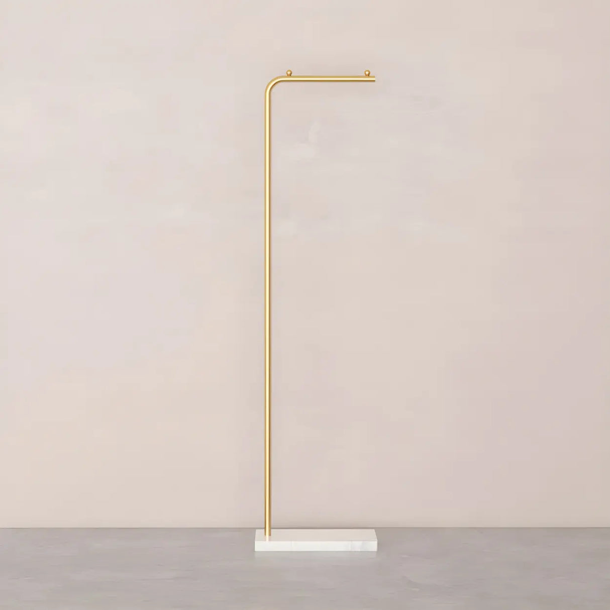 Sleek Gold Metal Coat Rack with Storage Basket and Casters Image - 9