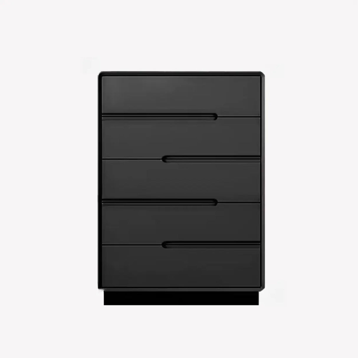 Sleek White Finish Wood 8-Drawer Storage Dresser Image - 5