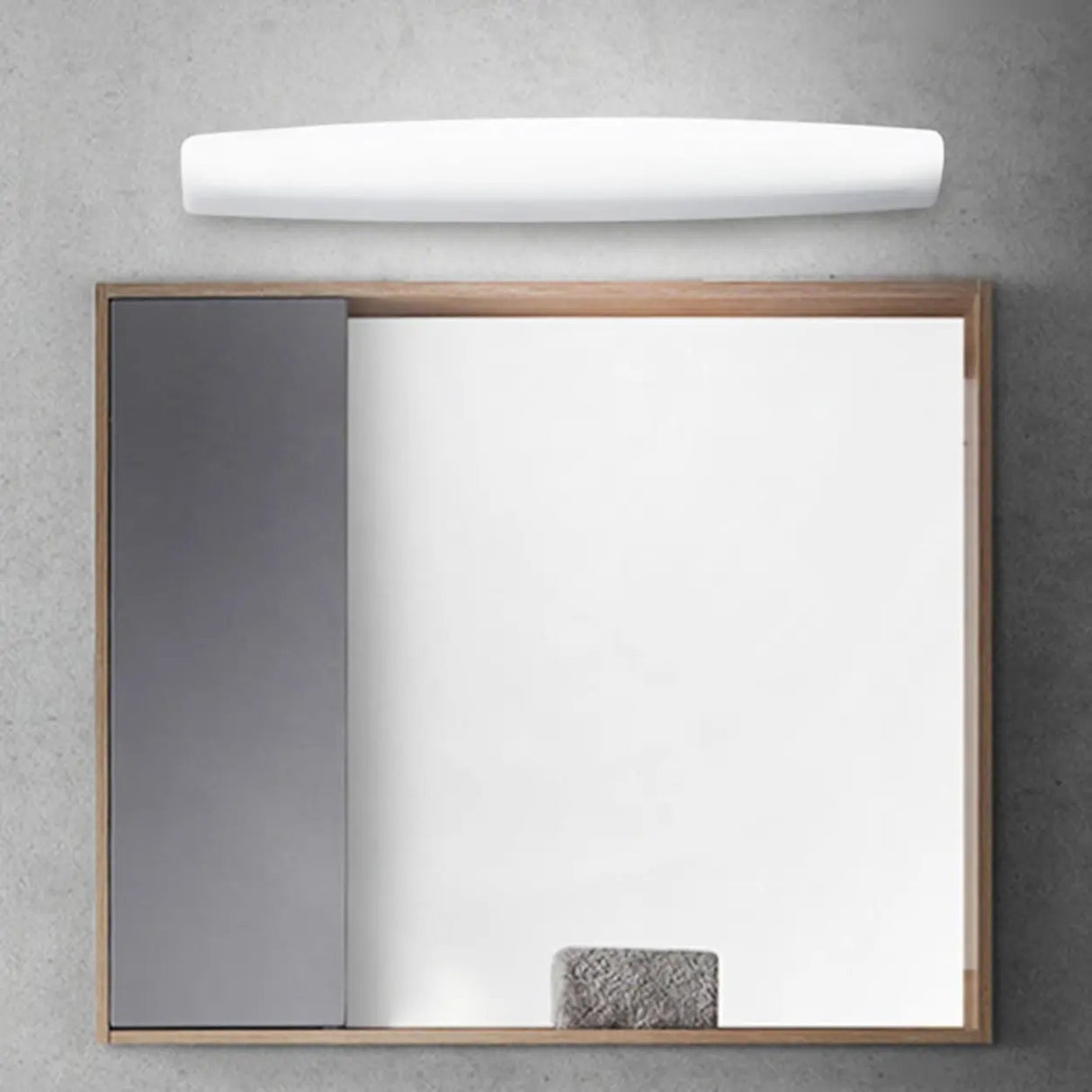 Sleek White Linear LED Bathroom Vanity Wall Light Image - 3