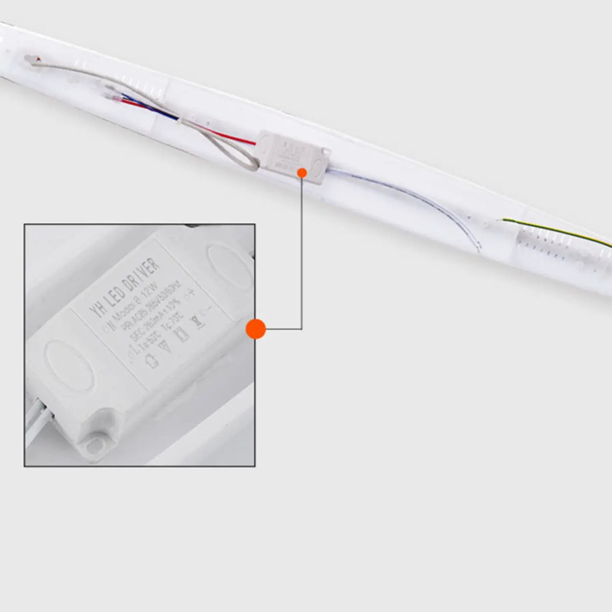 Sleek White Linear LED Bathroom Vanity Wall Light Image - 9