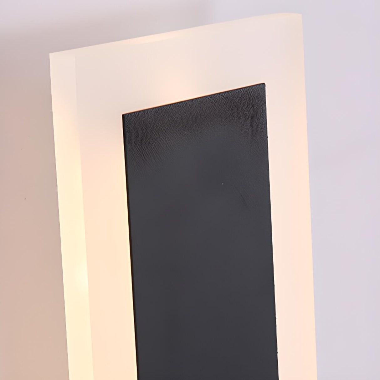Slim Modern Black Vertical Outdoor LED Wall Light Image - 14