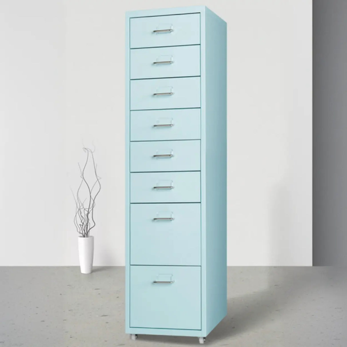 Soft Close Drawers Vertical Filing Cabinet with Casters Image - 29