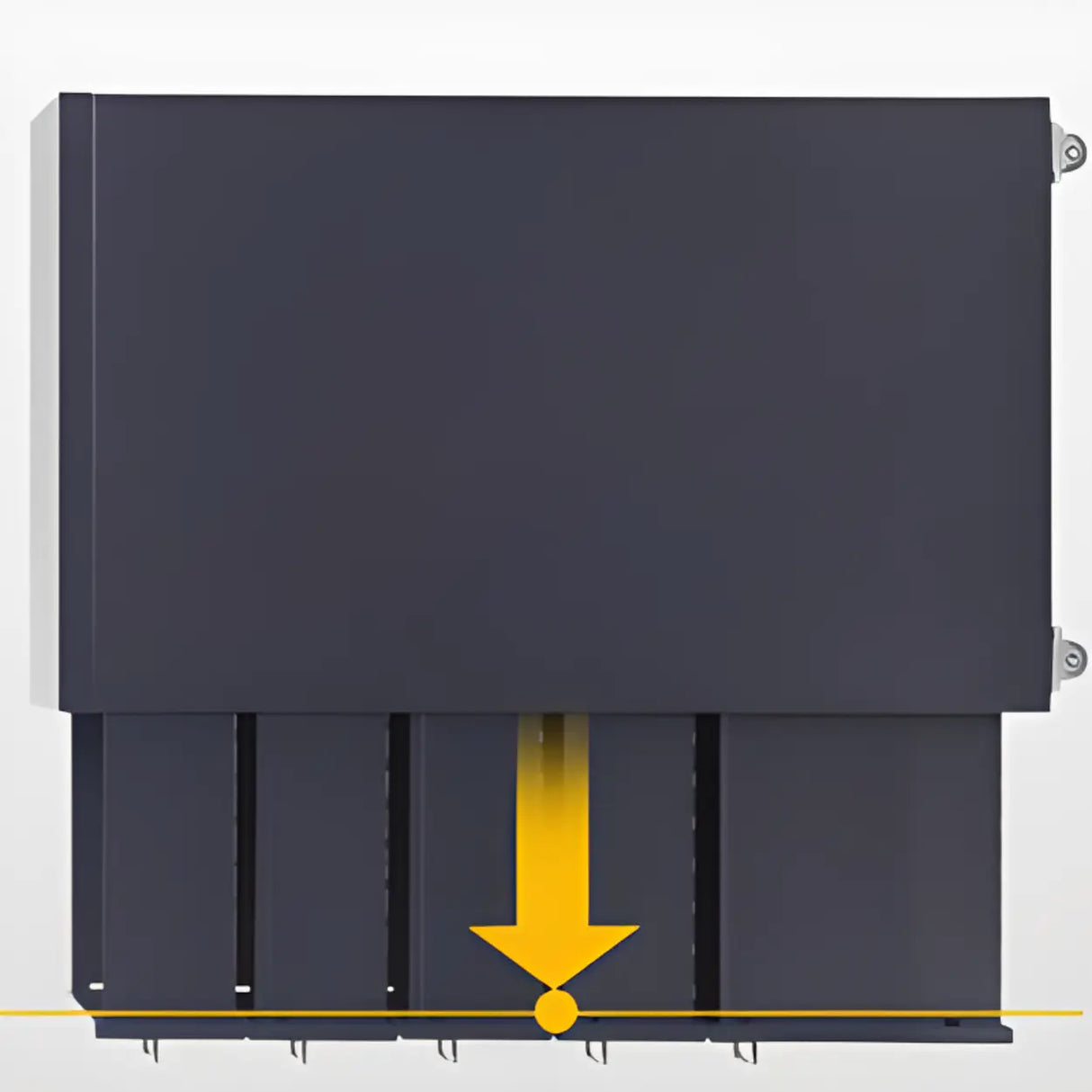 Soft Close Drawers Vertical Filing Cabinet with Casters Image - 6