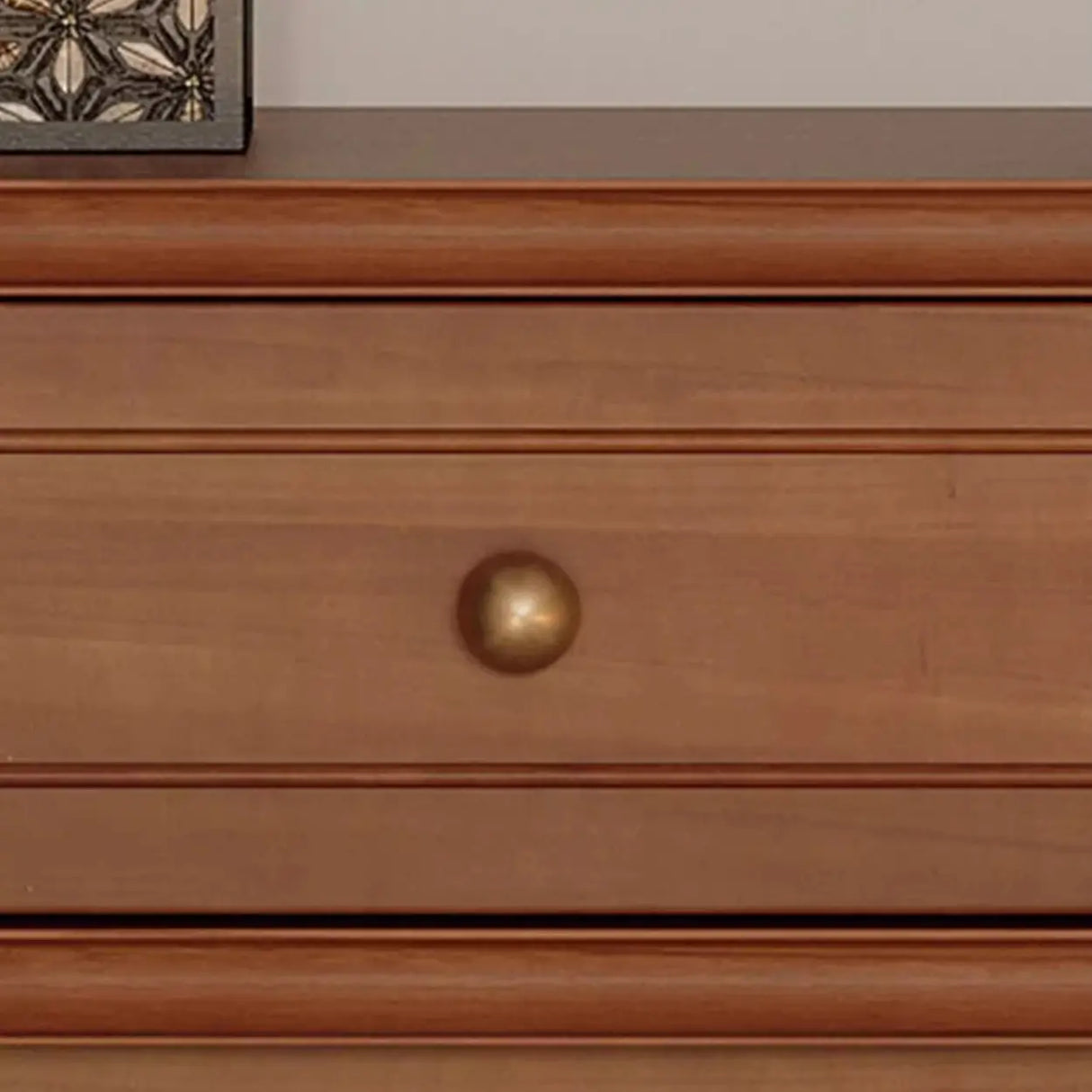 Soft Close Wooden Rectangular Brown Storage Console Table Image - 8