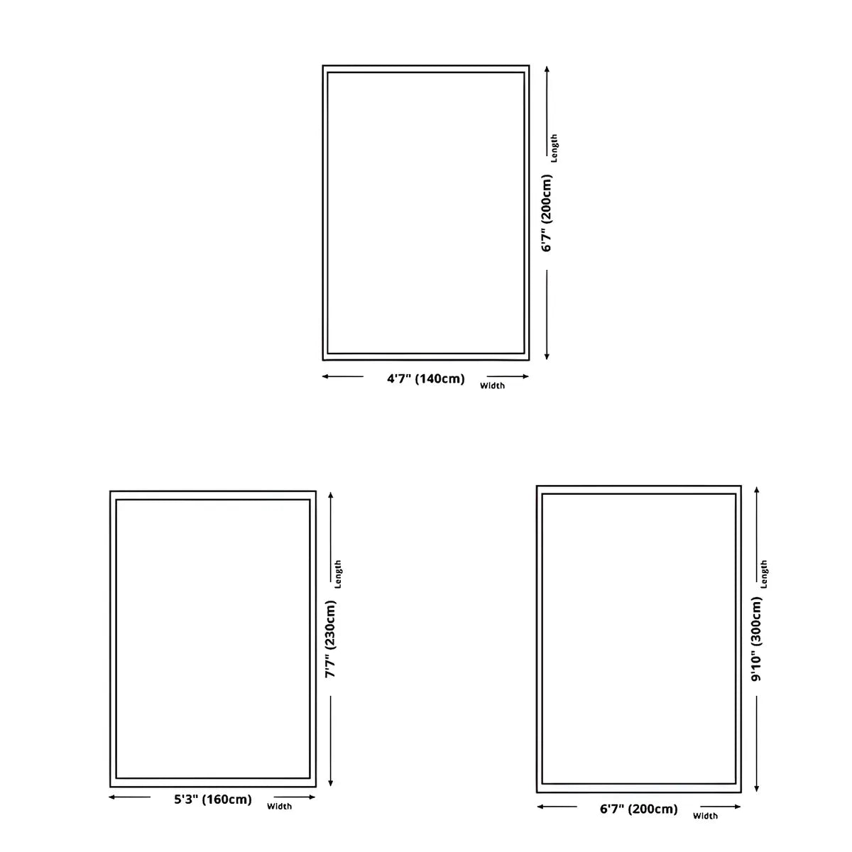 Solid Color Rectangular Polyester Beige Bedroom Area Rug Image - 8