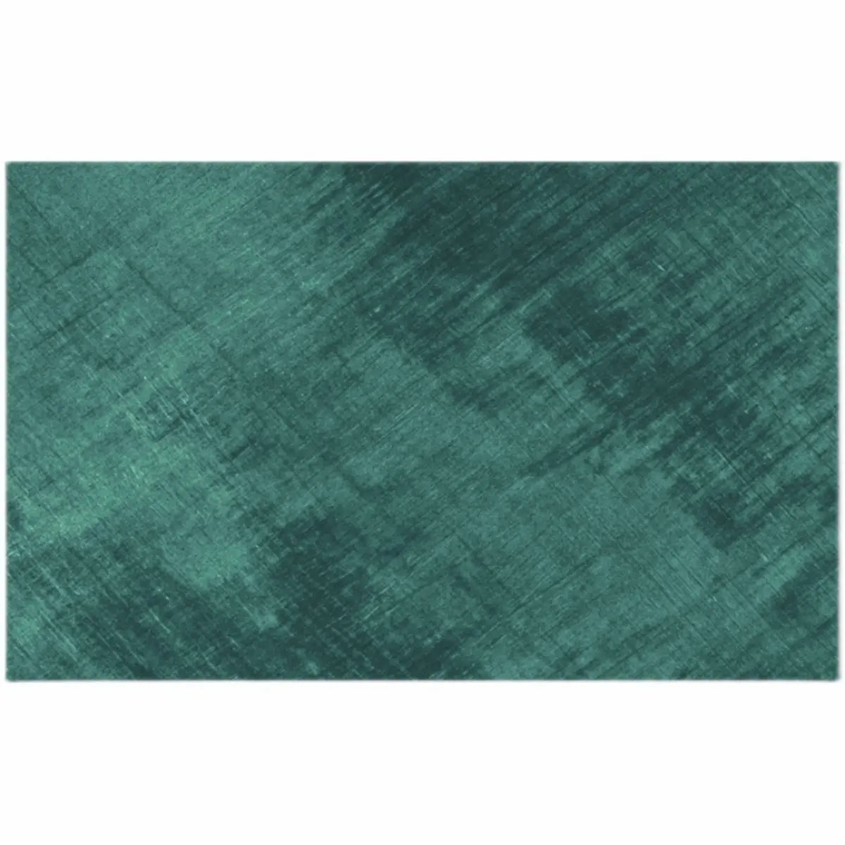 Solid Green Rectangular Polyester Anti-Slip Area Rug Image - 7