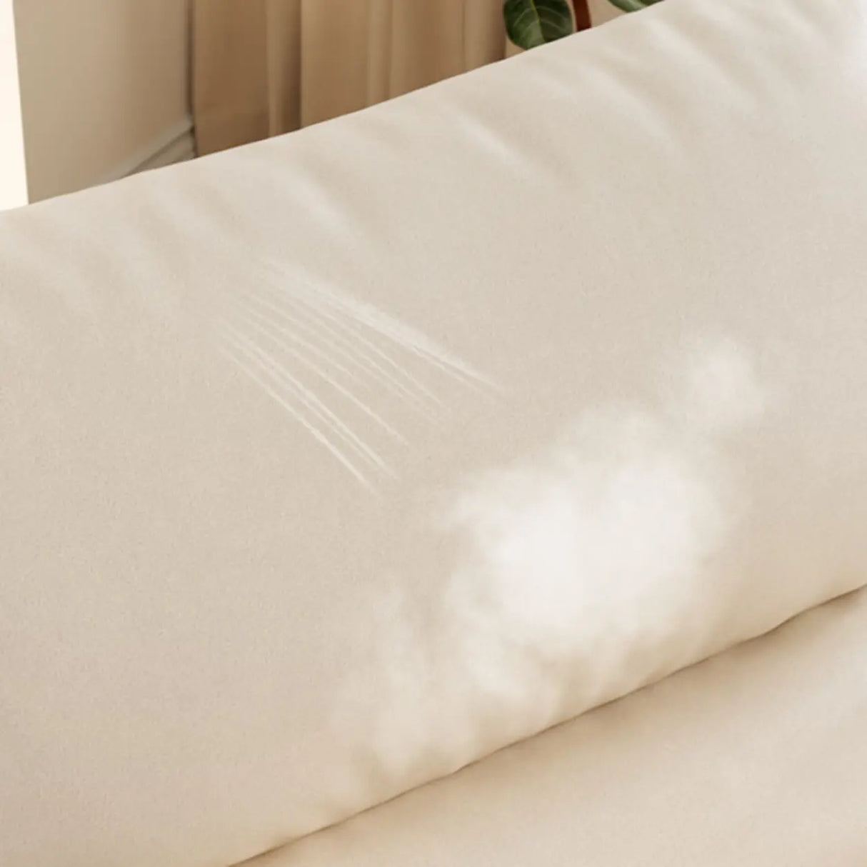 Stain Resistant Upholstered Recessed Arm Rocking Chair Image - 8