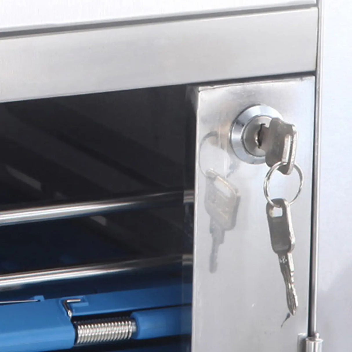 Stainless Steel Medical Cart with Drawers and Shelves Image - 6