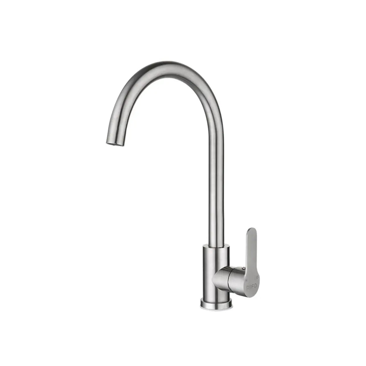 Stainless Steel Swivel Spout Supply Line Kitchen Faucet Image - 1