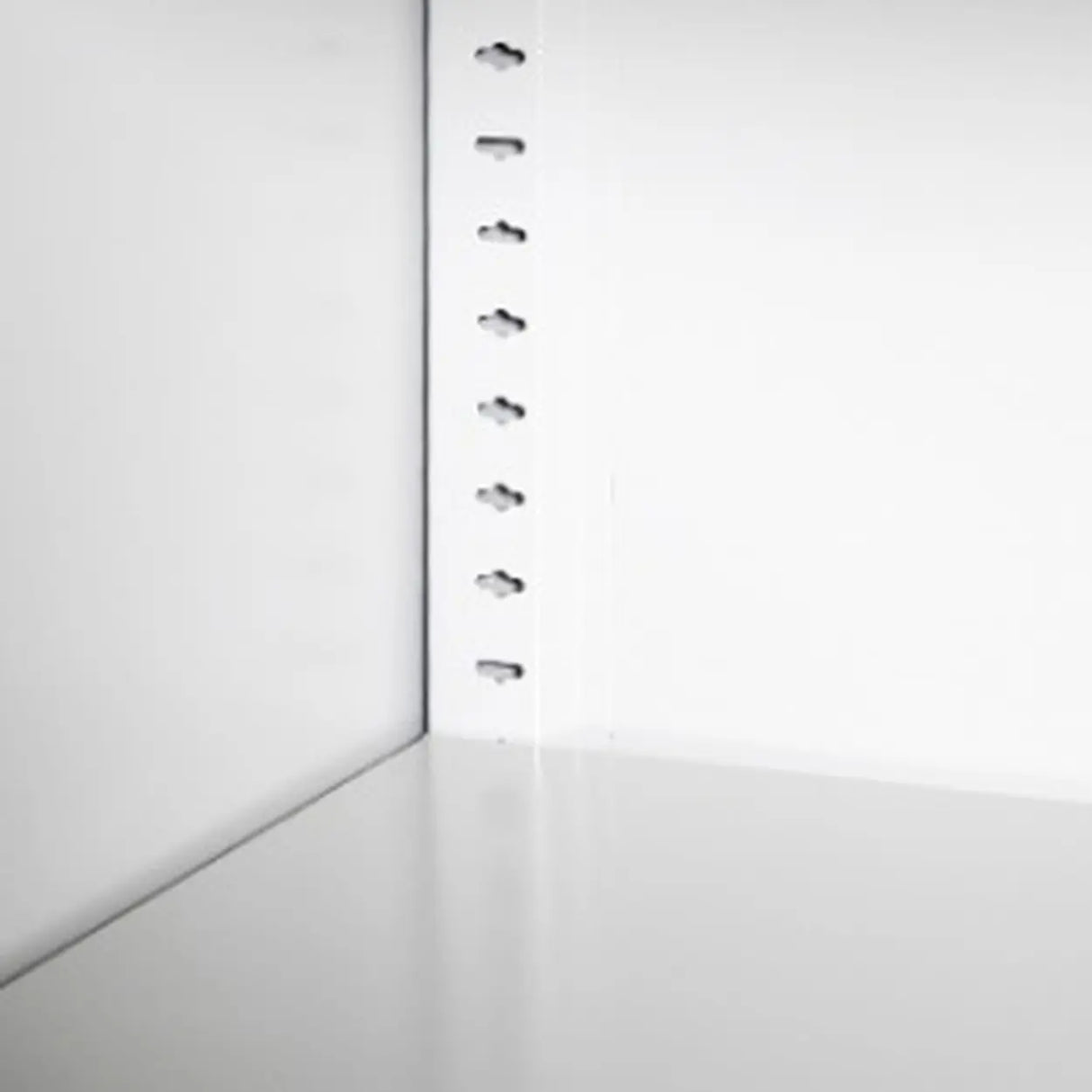 Steel Vertical Glass Door Filing Cabinet with Shelves Image - 6