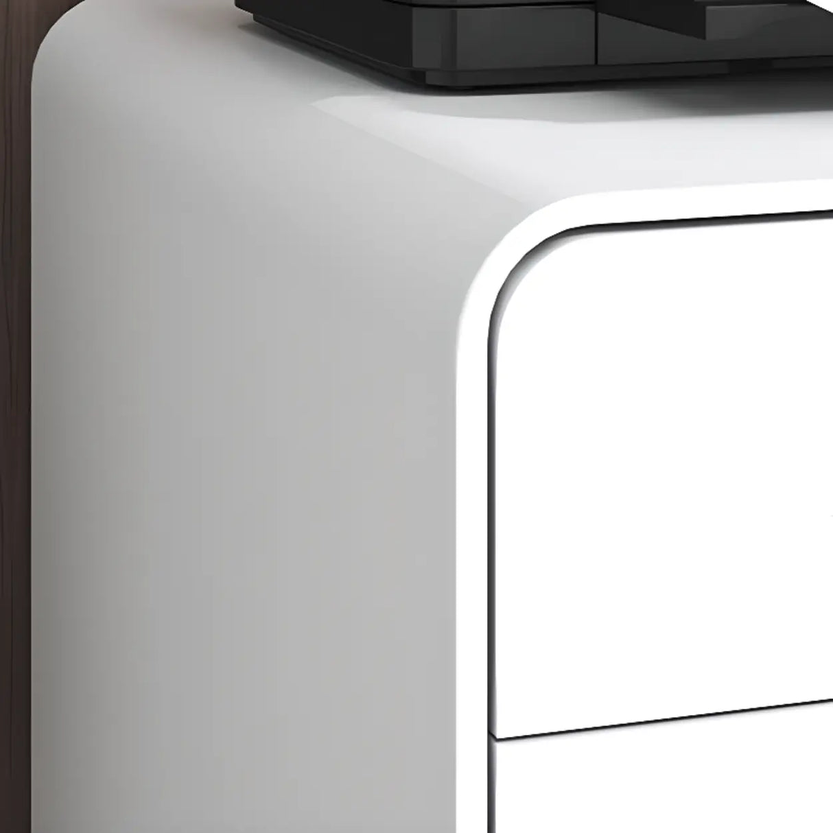 Steel Vertical Lockable Filing Cabinet with Wheels Image - 5