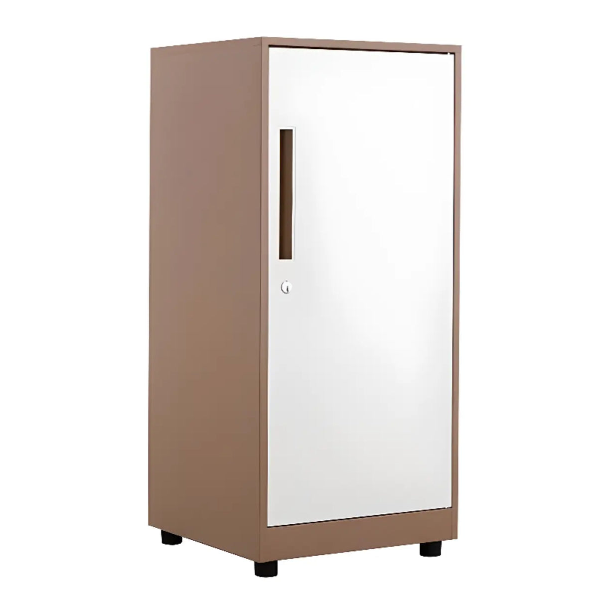 Steel Vertical White Filing Cabinet with Secure Storage Image - 21