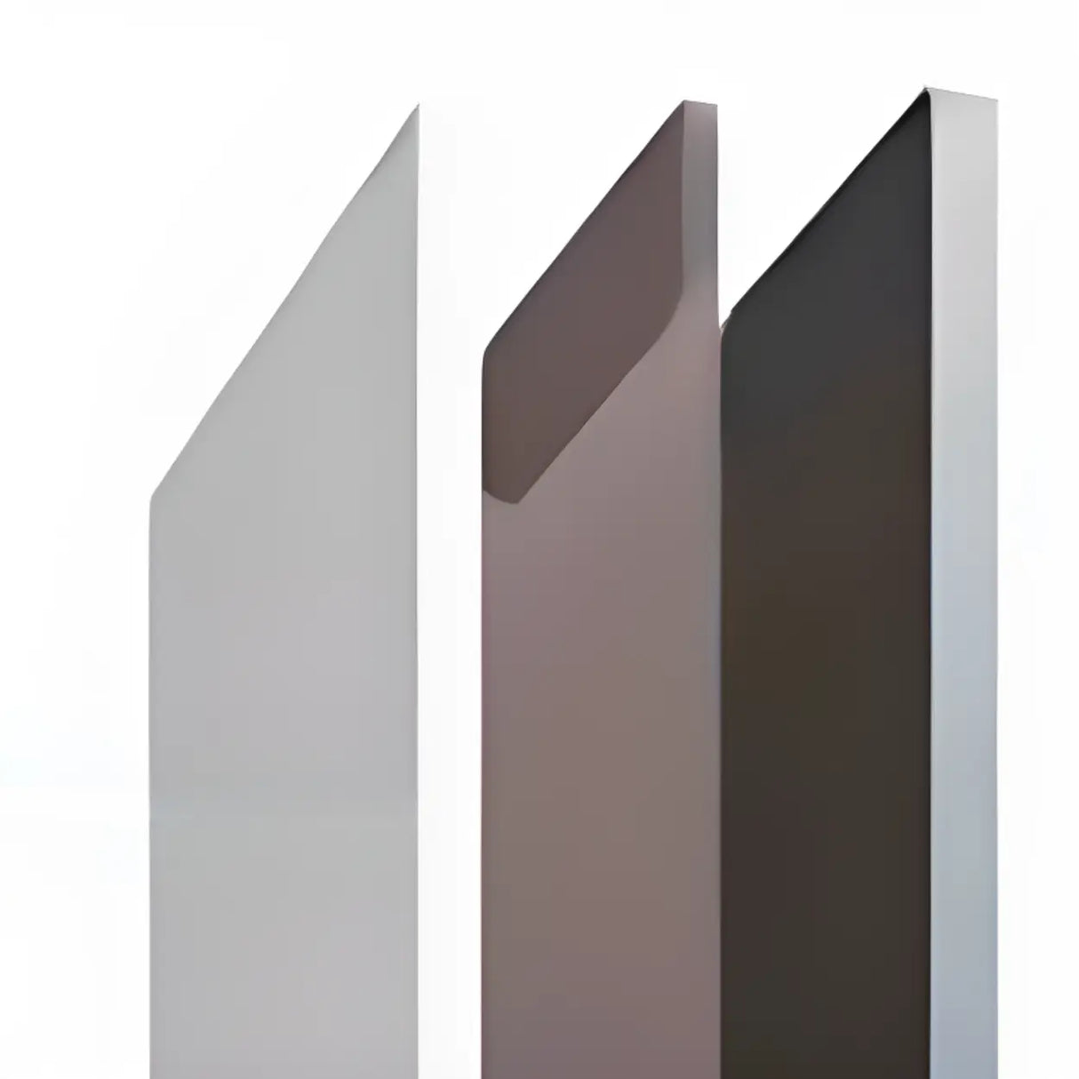 Steel White Vertical File Cabinet with Lock and Shelves Image - 4