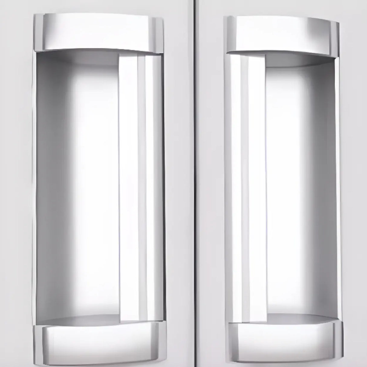 Steel White Vertical File Cabinet with Lock and Shelves Image - 8