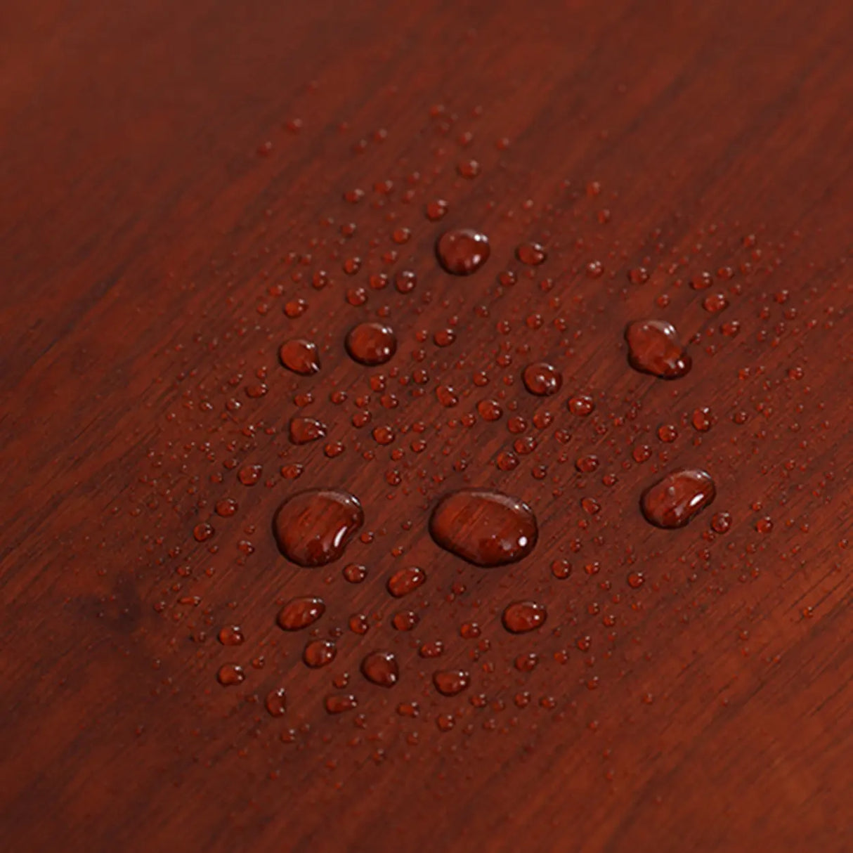 Storage Rectangular Wood Walnut Console Table with Drawers Image - 18