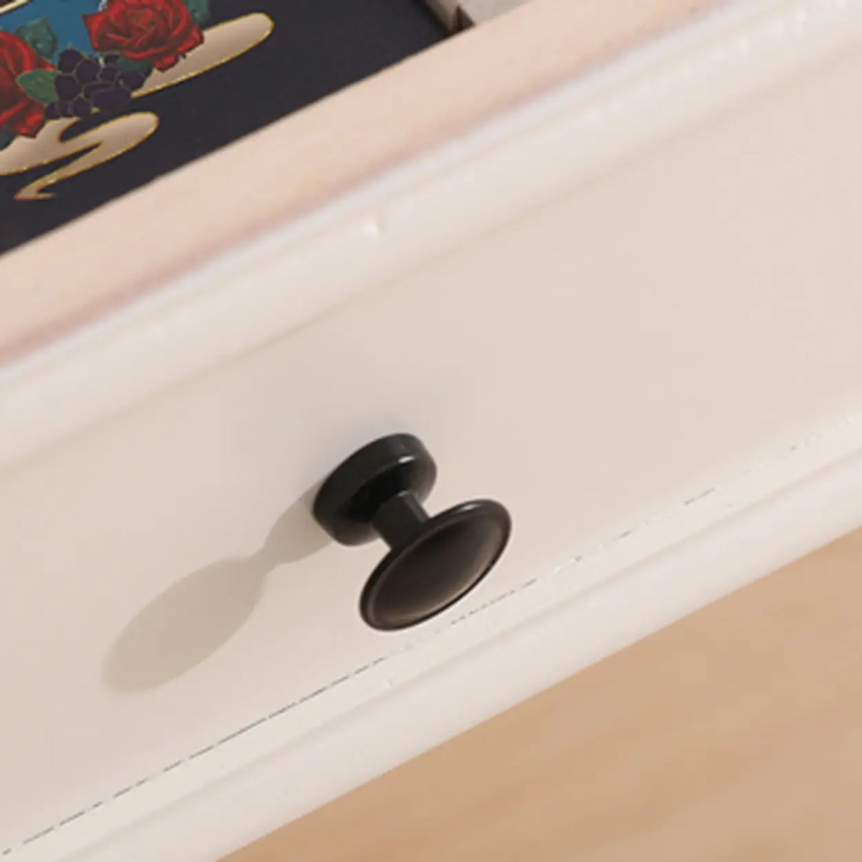 Storage Rectangular Wooden Black Classic Console Table Image - 10