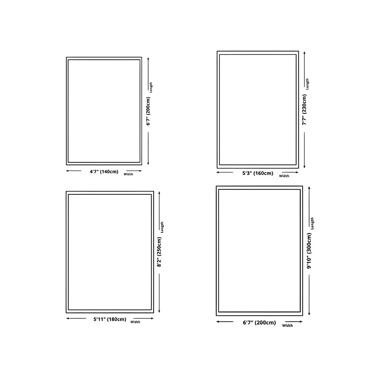 Stripe Rectangle Polyester Beige Living Room Area Rug