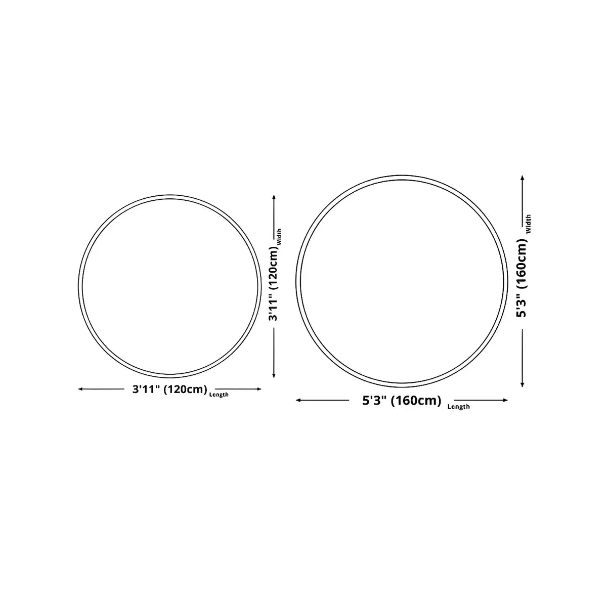 Striped Modern Round Beige Polyester Medium Area Rug