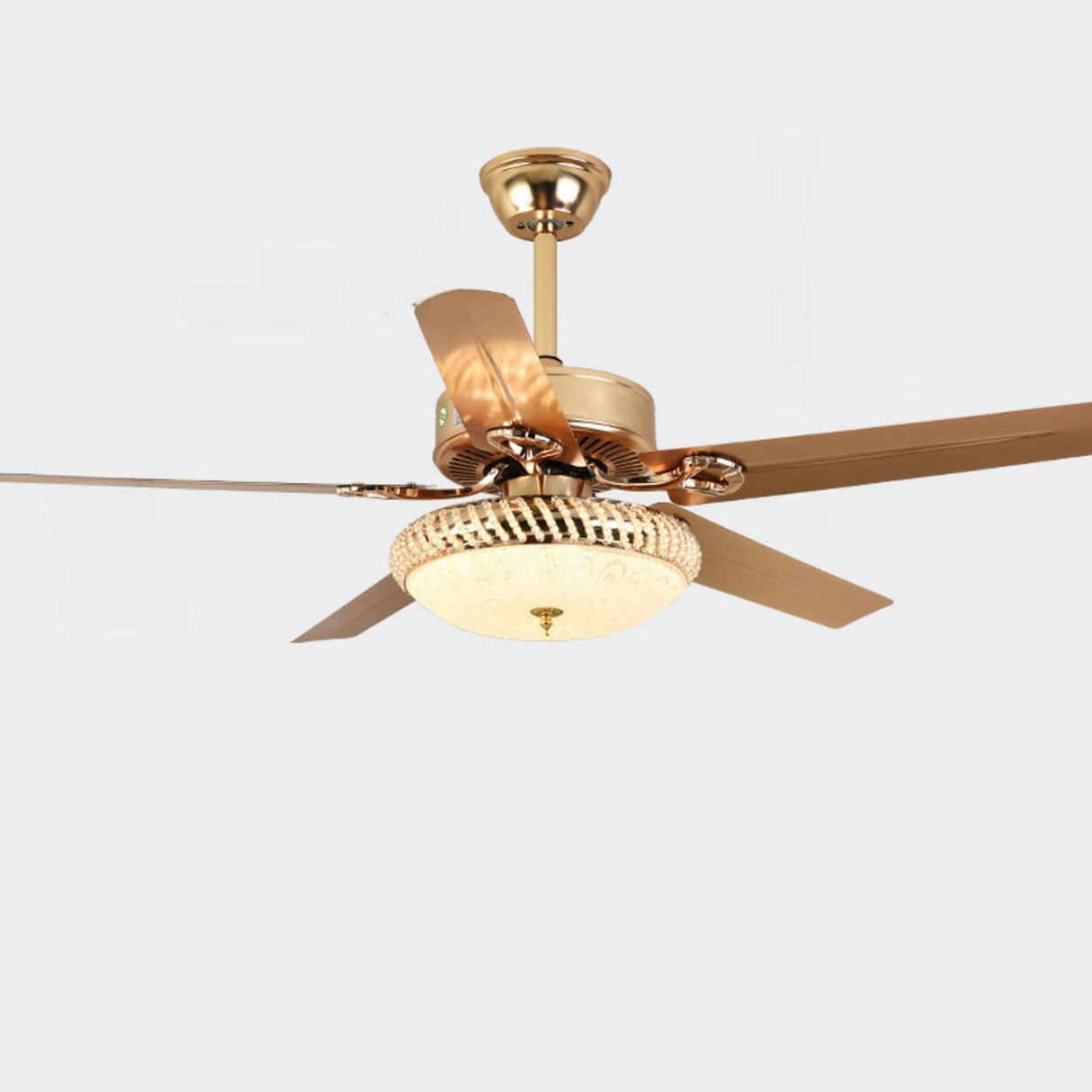 Stylish 5 Blade LED Standard Ceiling Fan with Light Image - 6