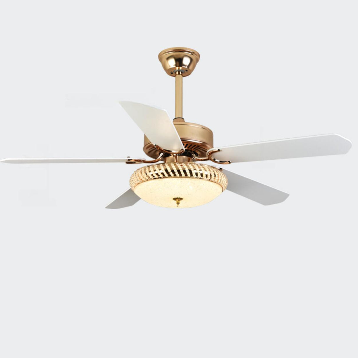 Stylish 5 Blade LED Standard Ceiling Fan with Light Image - 7