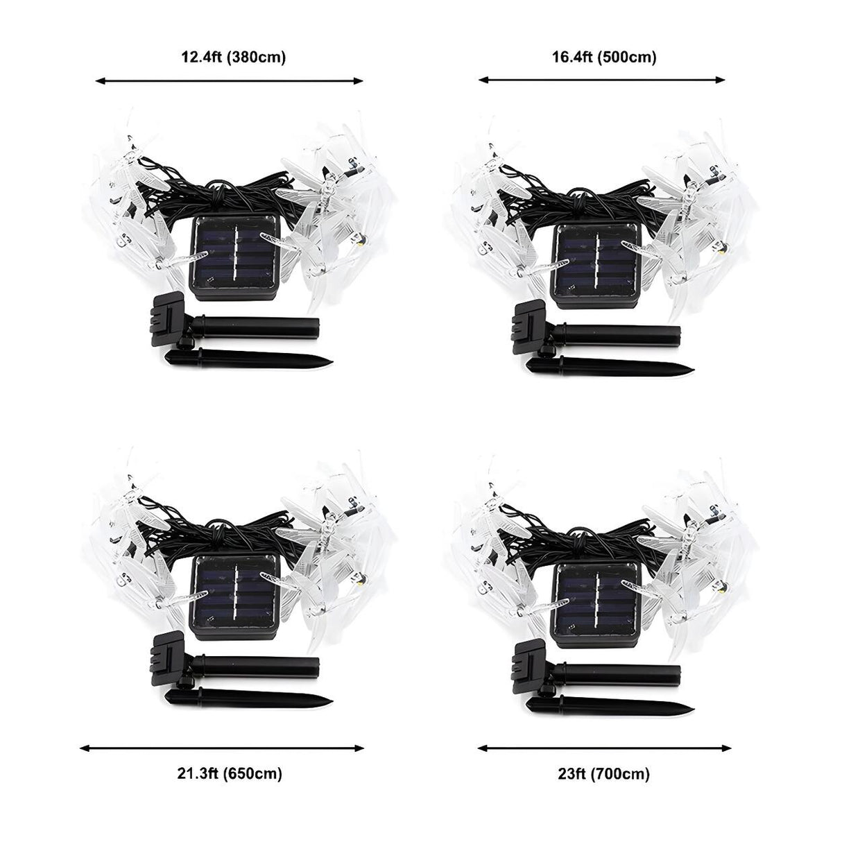 Stylish Dragonfly White LED Cozy String Lights