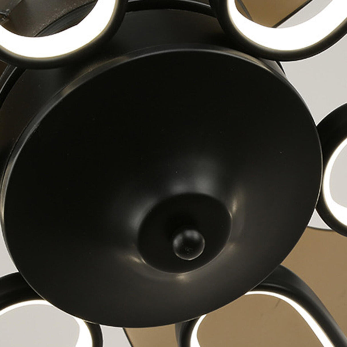 Stylish Elegant Flower Modern Ceiling Fan with Light Image - 12