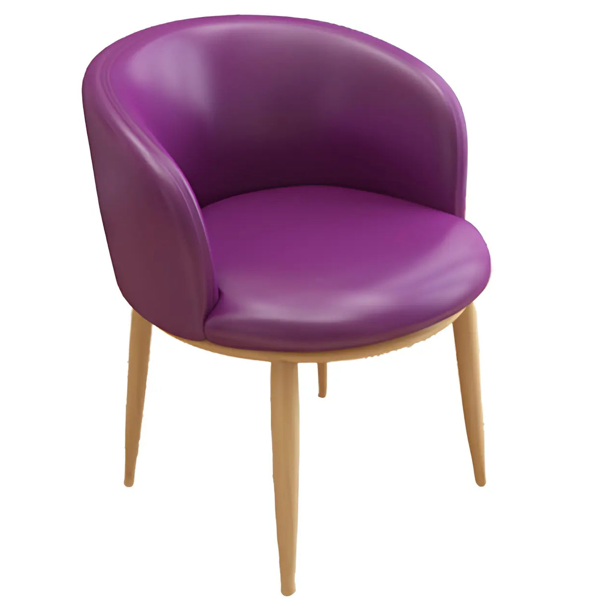 Stylish Faux Leather Home Green Compact Seat Task Chair Image - 19