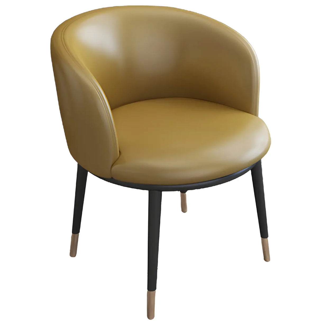 Stylish Faux Leather Home Green Compact Seat Task Chair Image - 21