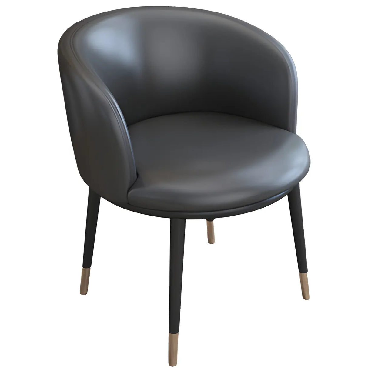 Stylish Faux Leather Home Green Compact Seat Task Chair Image - 26