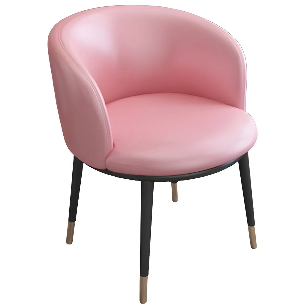 Stylish Faux Leather Home Green Compact Seat Task Chair Image - 28